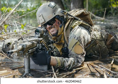 Green Beret In Action