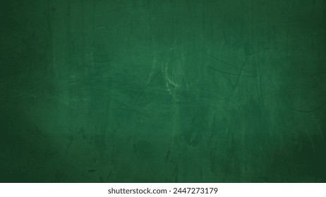 Green blank dirty chalkboard education, back to school background - Empty blackboard texture with chalk	
 - Powered by Shutterstock