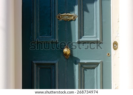 Green Blue Door