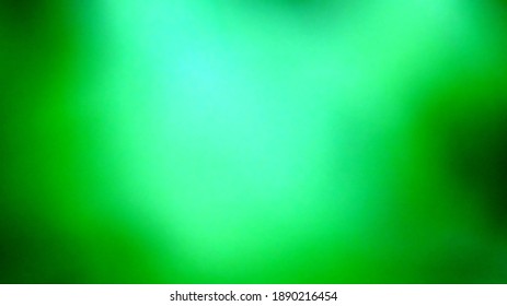 A Green Blurry Blob Abstract Background