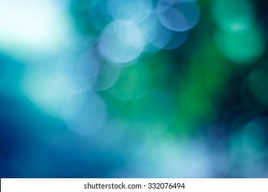 Green Bokeh Abstract Light Background