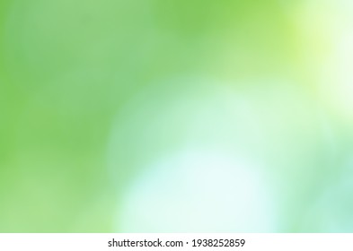 Green Bokeh Nature Shiny Background