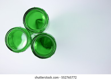 Green bottles - Shutterstock ID 552765772
