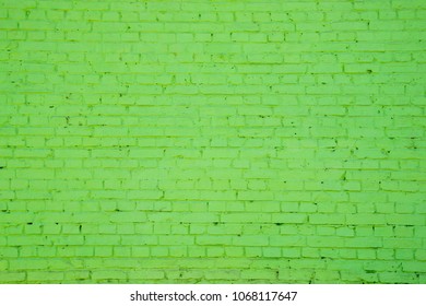 Green Brick Wall