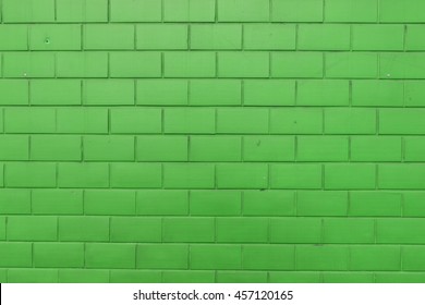 Green Brick Wall
