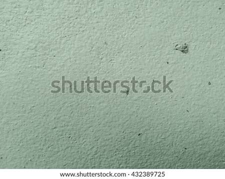 Green brush paint cement wall texture background