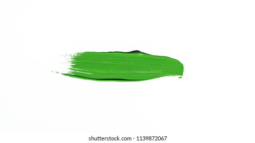 Abstract Green Ink Paint Stroke Background Stock Vector (Royalty Free ...