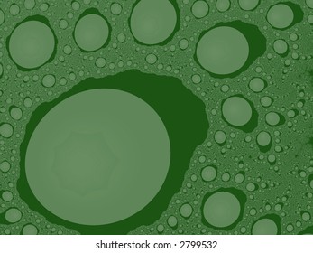 Green bubbles