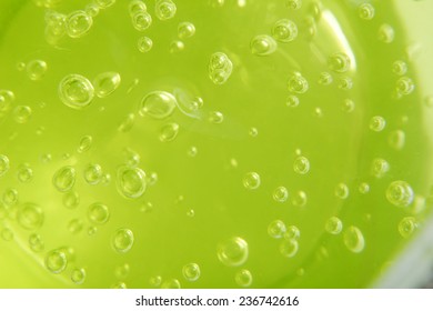 Green Bubbles Background