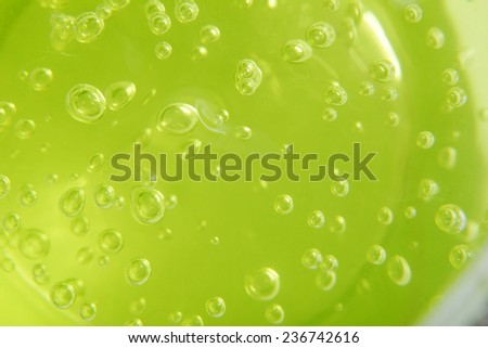 Green Bubbles Background