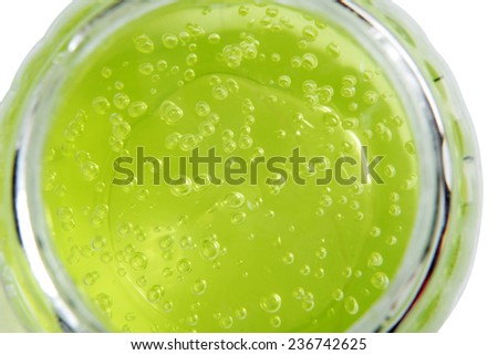 Green Bubbles Background