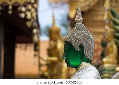 Green Buddha In Wat Phrathat Doi Suthep