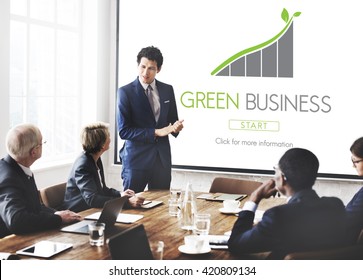 Green Business Conservation Responsibility Eco Concept