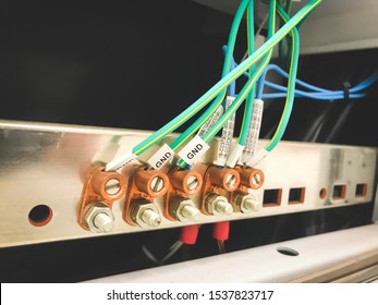 Green Cables Connected Ground Bar Bus Stock Photo 1537823717 | Shutterstock