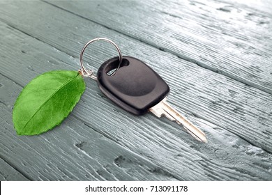 Green Car Key.