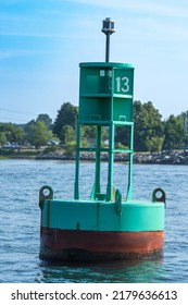 Green Channel Marker On The Piscataqua River