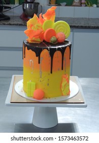 
Green Chocolate Orange Squirt Cake