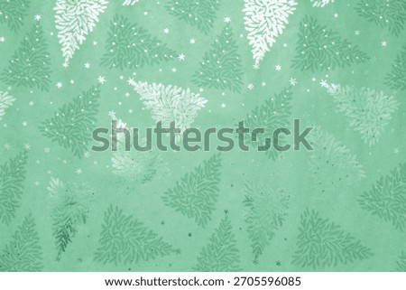 Green christmas tree pattern background. 