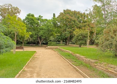 Green City Park On Montjuic Hill, Barcelona