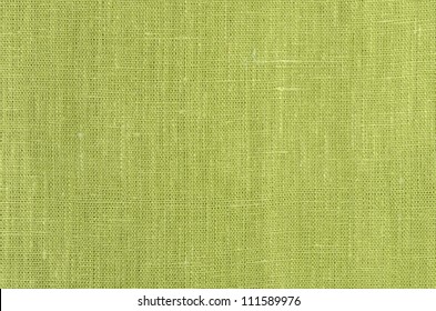 Green Close Up Linen Texture Background