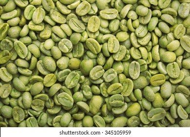 Green coffee beans - Shutterstock ID 345105959