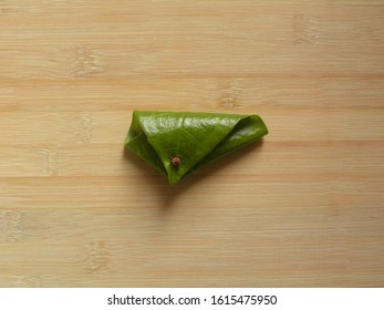 Green Color Betel Quid Or Paan