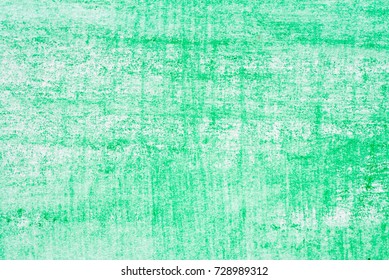 Green Color Crayon Drawing Background Texture