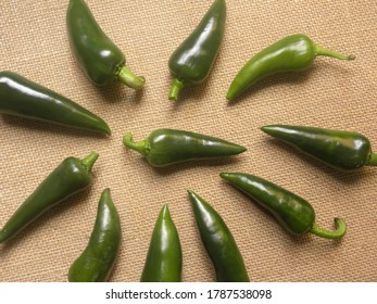 Green Color Fresh Fresno Chili Pepper