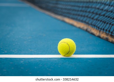 Green Color Tennis Ball On Tennis Stock Photo 338214632 | Shutterstock