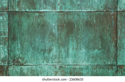 green copper plate texture