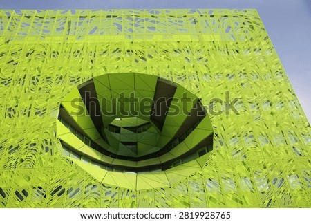 Green Cube or Cube Vert Building in Lyon, France