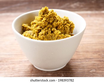 Green Curry Paste In White Cup