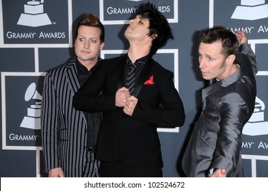 Green Day At The 52nd Annual Grammy Awards - Arrivals, Staples Center, Los Angeles, CA. 01-31-10