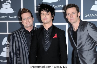 Green Day At The 52nd Annual Grammy Awards - Arrivals, Staples Center, Los Angeles, CA. 01-31-10