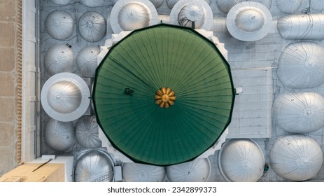 The Green Dome in the Prophet’s Mosque