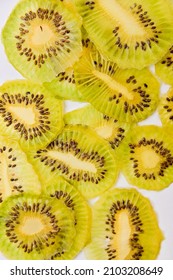 Green dried fruits slices sugarless