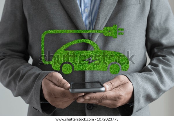 green electric car energy in transportation\
electric concept