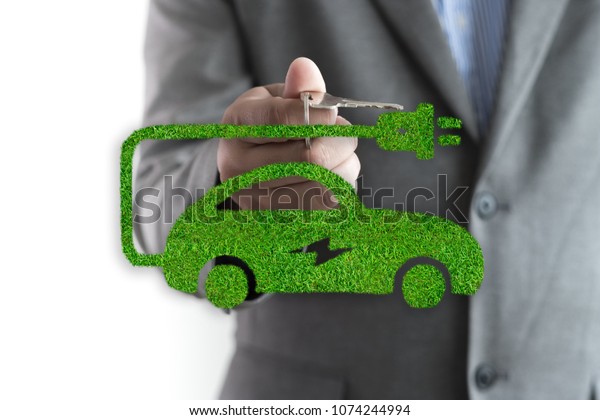 green electric car energy in transportation\
electric concept