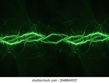 Green energy abstract, lightning and energy background - Powered by Shutterstock