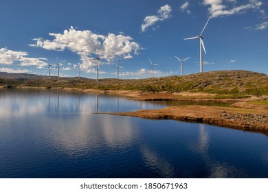 Green Energy, Power Windmills, Central Norway, Lom Area