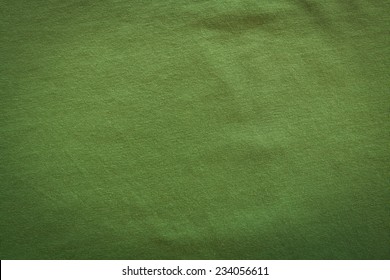 Green Fabric Background