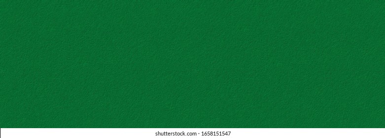 Green Felt Background Texture. Surface Of  Snooker Or Poker Table. Wide Panoramic Banner.