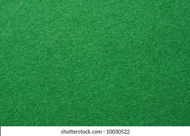 Green Felt Background. Useful For Poker Table Or Pool Table Surface