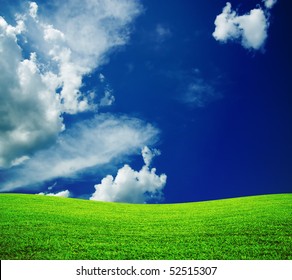 Green field - Shutterstock ID 52515307