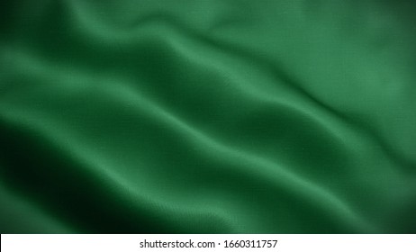 Green flag pattern on the fabric texture - Powered by Shutterstock