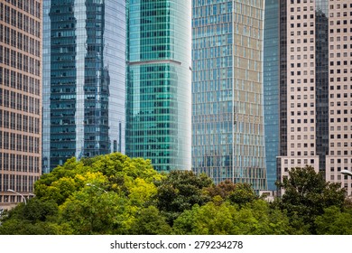 Green Garden In The Office Area At Shanghai China.