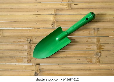 Green Garden Trowel