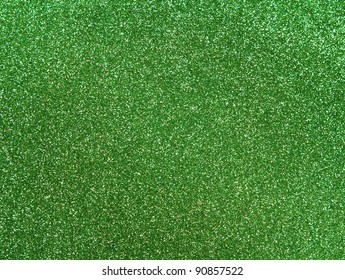 Green Glitter Background