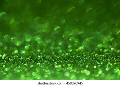 Green Glitter Texture Background