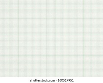 Green Graph Line, Paper Background  